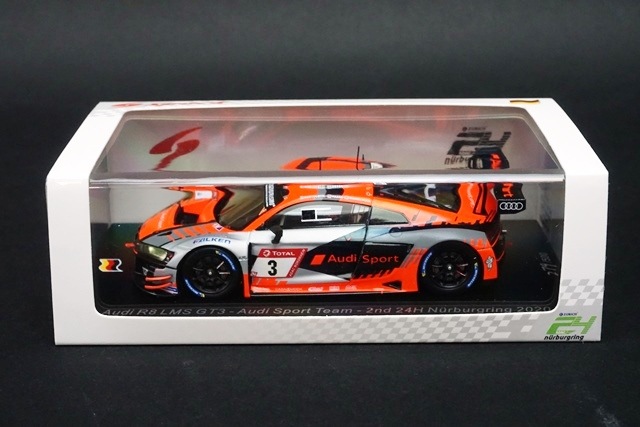 1/43 スパーク SG681 アウディ R8 LMS GT3 Audi Sport Team 2nd 24H