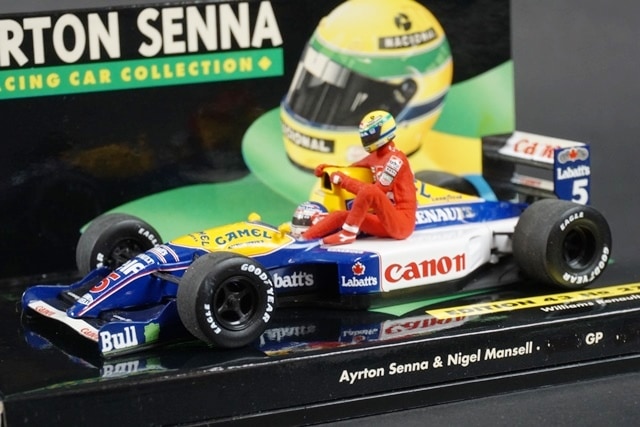 MINICHAMPS 1/43 ウィリアムズ・ルノー ミニカー セナ・マンセル ミニチャンプス 1/43 ウィリアムズ ルノー FW16 アイルトン