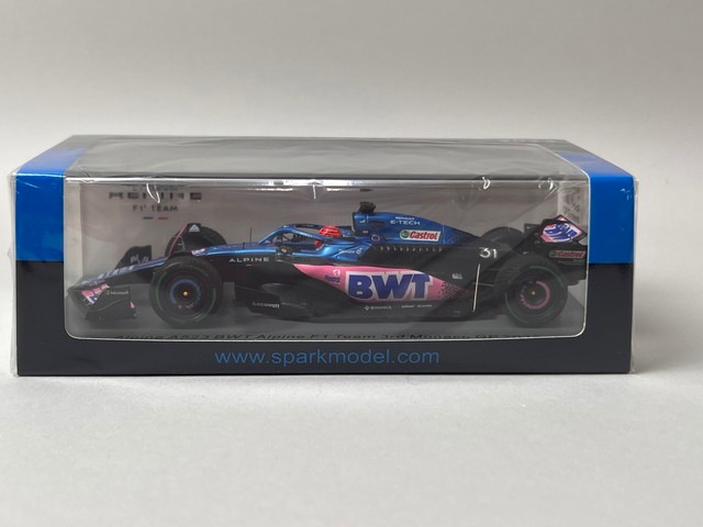 1/43 ���ѡ��� S8566 ����ԡ��� A523 BWT F1 ������ ��ʥ� Monaco GP 3rd 2023 E. ������ #31