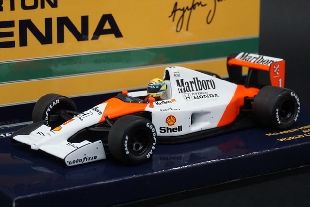 1/43 ミニチャンプス 540914301 マクラーレン ホンダ MP4/6 A .セナ