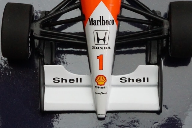 1/43 ミニチャンプス 540914301 マクラーレン ホンダ MP4/6 A .セナ