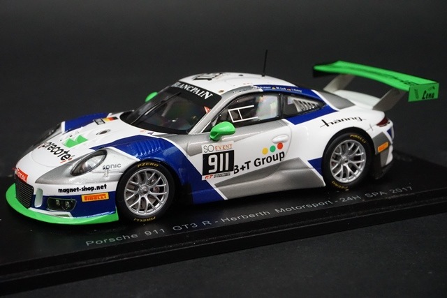 1/43 スパーク SB167 ポルシェ 911 GT3 R #911 24H SPA 2017 Herberth