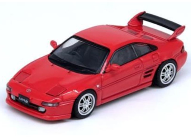 EBBRO トヨタ　MR2 赤　模型　【おそらく絶版】 絶版品エブロ 1/43 トヨタ MR2 (SW20) 1989 レッド #266 : 寝具