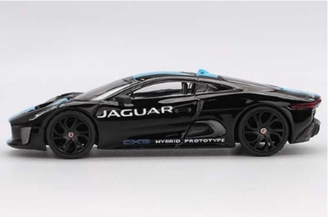 新品 MGT01070-BL TSM MINI-GT 1/64 ジャガー C-X75 ブラック (左