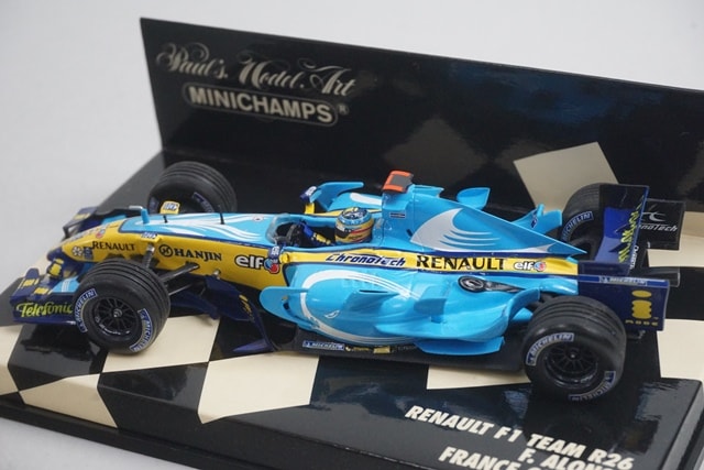 1/43 ミニチャンプス　ルノー　アロンソ　R25R26 各GP カスタム品 1/43 ミニチャンプス ルノー アロンソ R25R26 各GP カスタム品