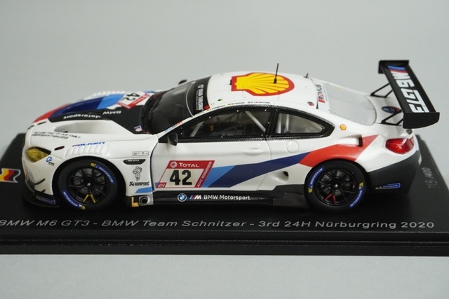 1/43 スパーク SG682 BMW M6 GT3 チーム シュニッツァー ニュルブルク