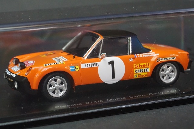 1/43 スパーク S5583 ポルシェ 914/6 モンテカルロラリー 1971#1