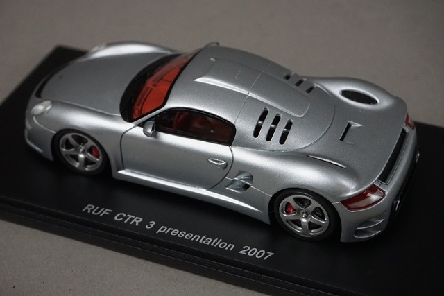1/43 スパーク S0714 RUF CTR 3 プレゼンテーション 2007 シルバー
