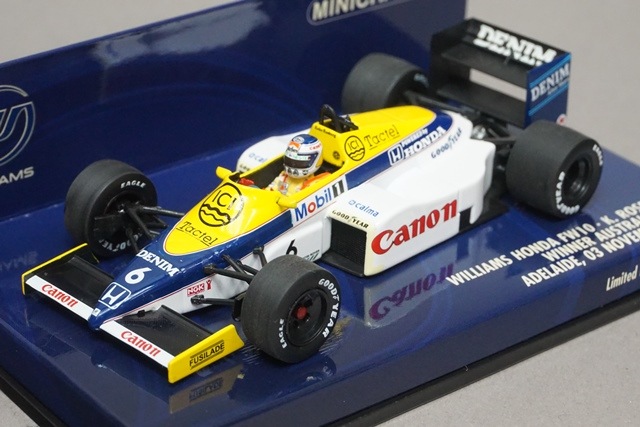 【ノラ〇】1/43 ウイリアムズ FW10 タメオ　オゼッラFA1　2個 1/43 ミニチャンプス 400850006 ウィリアムズ ホンダ FW10