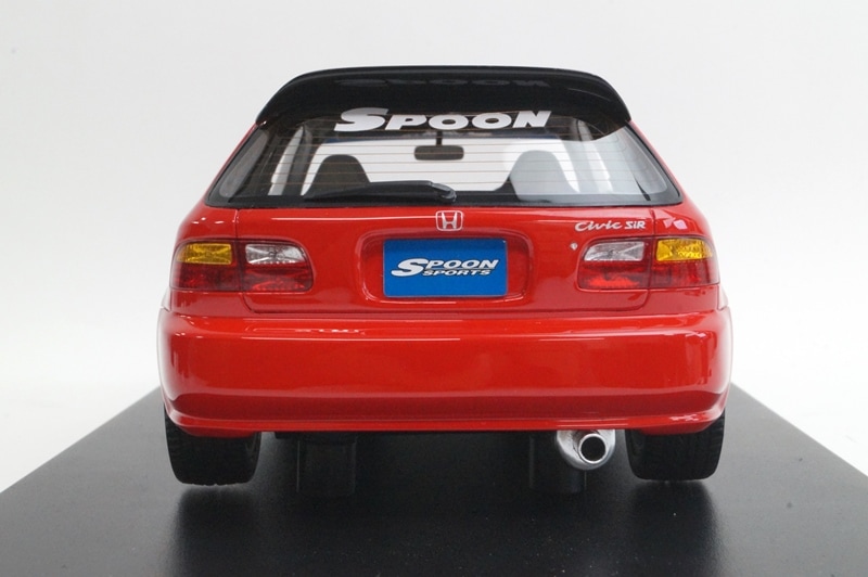 新品16A04-03 onemodel 1/18 ホンダ シビック EG6 Spoon レッド