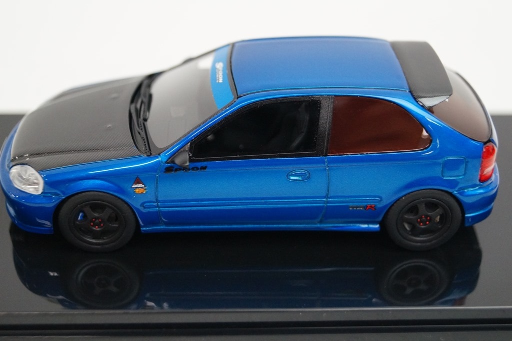 新品16S07-02 onemodel 1/43 ホンダ シビック EK9 Spoon ブルー