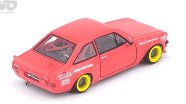 予約 IN64R-MK2P-RED INNO イノモデル 1/64 フォード Ford エスコート
