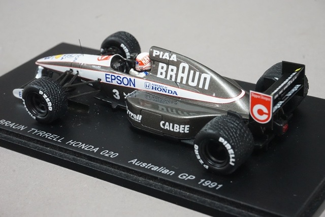 TAMEO 1/43 ティレル　ホンダ Tameo TMK140 Tyrrell 020 Honda - 1991 - White Metal Car Kit