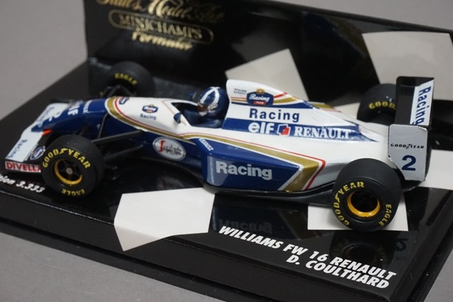 1/43 ミニチャンプス 430940103 ウィリアムズ FW16 D.クルサード 1994