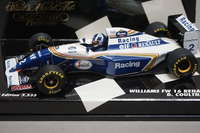 1/43 ミニチャンプス 430940103 ウィリアムズ FW16 D.クルサード 1994