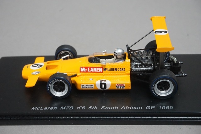 M7b 1/43 スパーク S3125 マクラーレン M7B 南アフリカGP 5th 1969 #6, Boost Gear ミニカー通販