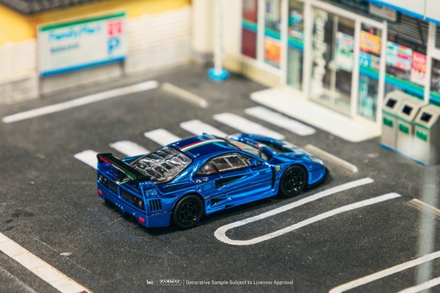 予約 T64-075-BC Tarmac Works 1/64 フェラーリ Ferrari F40 LM Chrome