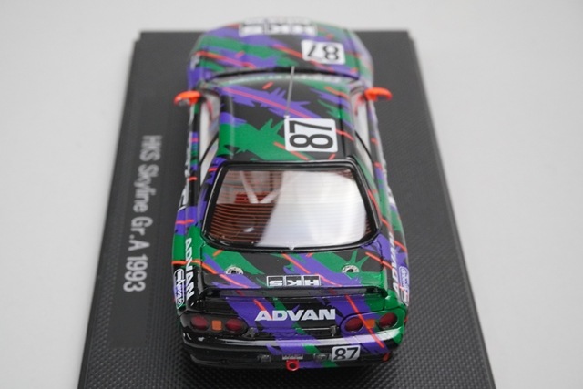 1/43 エブロ 44159 HKS スカイライン Gr.A 1993 #87 グリーン/ブラック