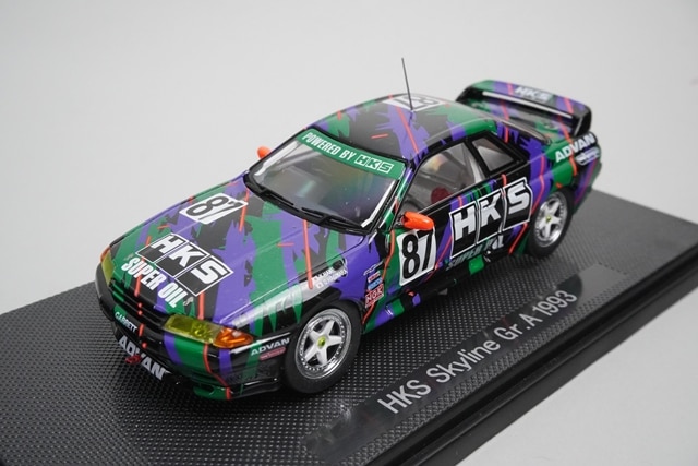1/43 エブロ 44159 HKS スカイライン Gr.A 1993 #87 グリーン/ブラック