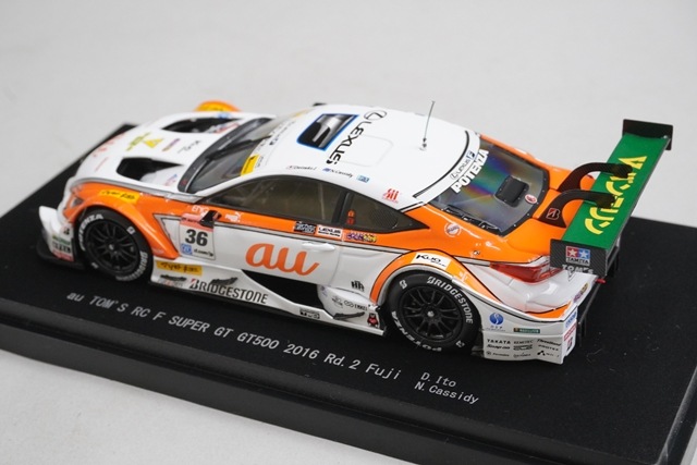 1/43 エブロ 45454 レクサス au トムス RC F スーパーGT GT500