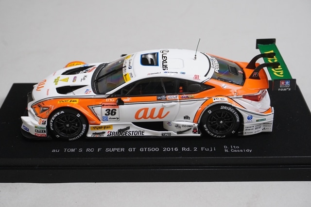 1/43 エブロ 45454 レクサス au トムス RC F スーパーGT GT500