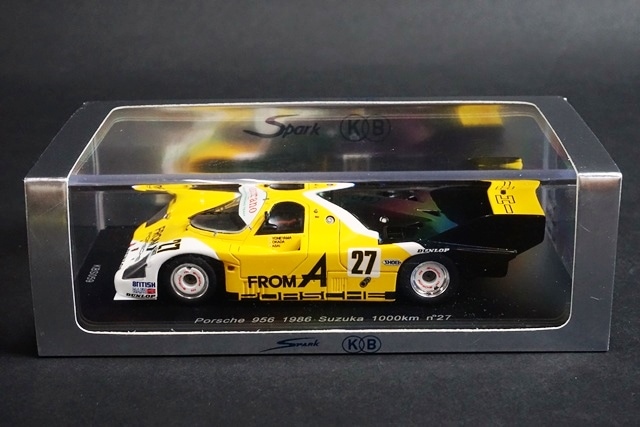 □スパークモデル 1/43 1986 ポルシェ959 #187 R.クスマウル パリ