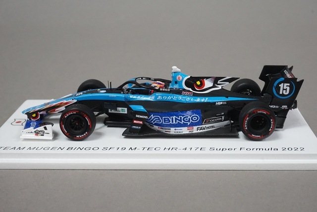 1/43 スパーク SJ111 ホンダ チーム 無限 BINGO SF19 M-TEC HR-417E