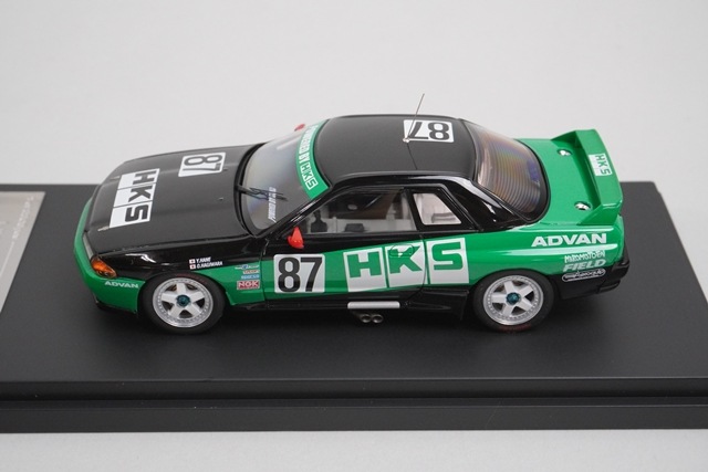 ミニカー 1/43 hpi HKS ZERO R r32 bnr32 1/43 HPI 8123 日産 HKS スカイライン JTC 1992 #87, Boost Gear