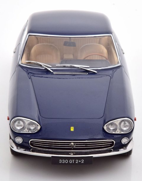 新品 KKDC180425 KK scale 1/18 フェラーリ 330 GT 2+2 1964 darkblue