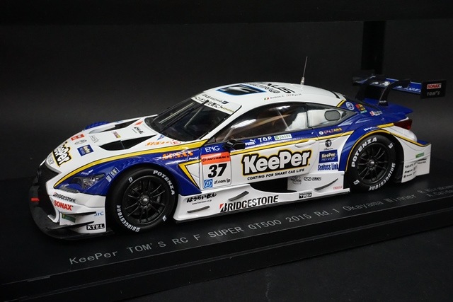 1/18 エブロ 81027 KeePer TOM'S RC F SUPER GT500 2015 Rd.1 Okayama
