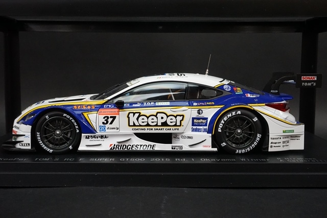 1/18 エブロ 81027 KeePer TOM'S RC F SUPER GT500 2015 Rd.1 Okayama