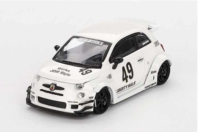 新品 MGT00809-BL TSM MINI-GT 1/64 アバルト 595 LB-WORKS x Abas