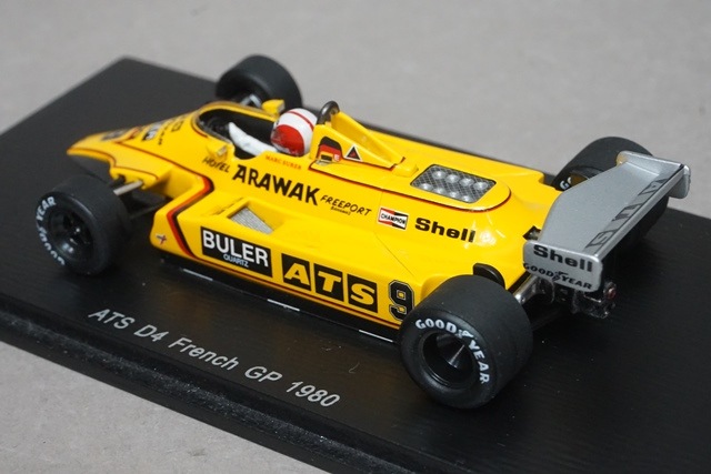 1/43 スパーク S4365 ATS D4 フランスGP 1980 #9, Boost Gear ミニカー通販