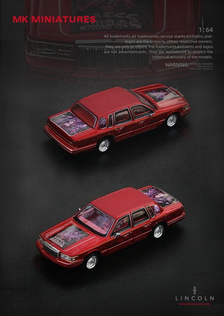 新品 MK Miniatures 1/64 リンカーン タウン Lincoln Town Car Mk2