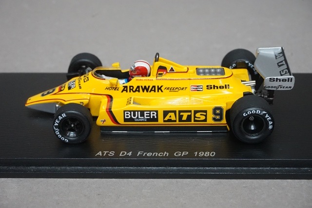 1/43 スパーク S4365 ATS D4 フランスGP 1980 #9, Boost Gear