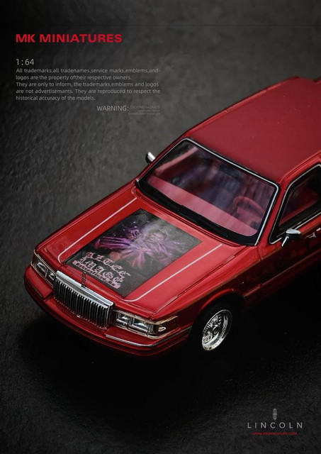 新品 MK Miniatures 1/64 リンカーン タウン Lincoln Town Car Mk2