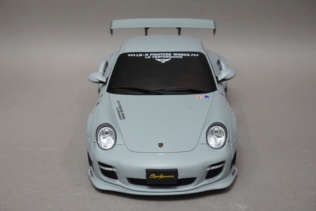 ポルシェ 997 LB パフォーマンス マットグレー 1/18 GTスピリット