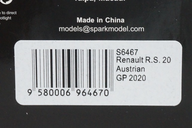 1/43 ���ѡ��� S6467 ��Ρ� R.S.20 �������ȥꥢGP 8th 2020 #37