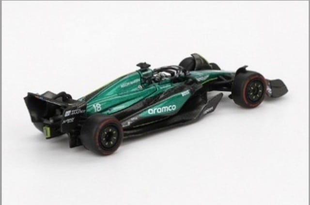 ���� MGT01001-BL TSM MINI-GT 1/64 �����ȥ�ޡ��ƥ��� AMR24 F1 2024 �С��졼�� Bahrain GP L . ���ȥ����� #18 ���֥ꥹ�������� 
