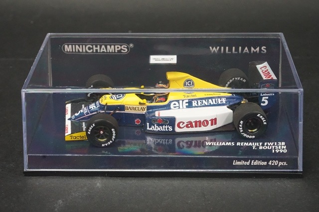 【最終価格】1/43 ミニチャンプス ウイリアムズ FW13B マンセル 楽天市場】1/43 ウィリアムズ ルノー FW13B N .マンセル テスト