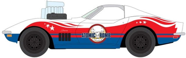 ͽ JLSP410 Johnny Lightning 1/64 Pop Culture 1969 ӡ ٥å Atomic Bomb ֥ꥹ