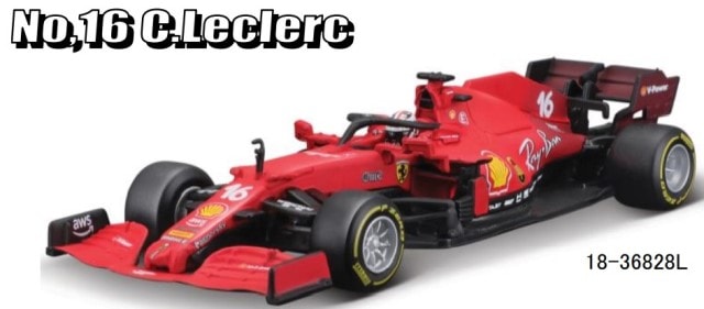 ブラーゴ 1/18 フェラーリ SF21 #16 2021 C.ルクレール ブラーゴ 1/18