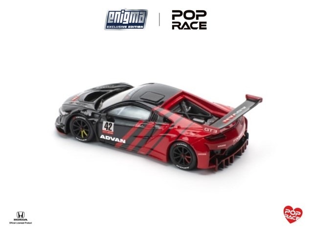 ͽ�� PRE0011 Pop Race x Enigma 1/64 �ۥ�� NSX GT3 Evo22 Advan �����������顼ͭ �֥ꥹ����Ver