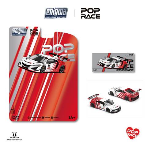 ͽ�� PRE0011 Pop Race x Enigma 1/64 �ۥ�� NSX GT3 Evo22 Advan �����������顼ͭ �֥ꥹ����Ver