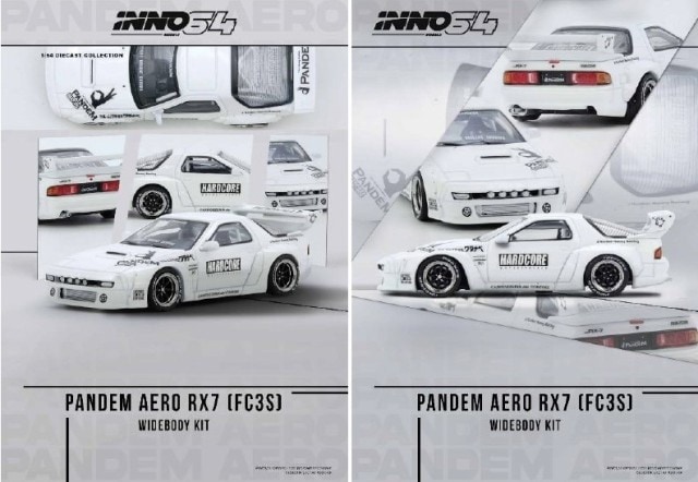 新品 IN64-RX7FCP-WHI1 INNO イノモデル 1/64 マツダ Mazda RX7