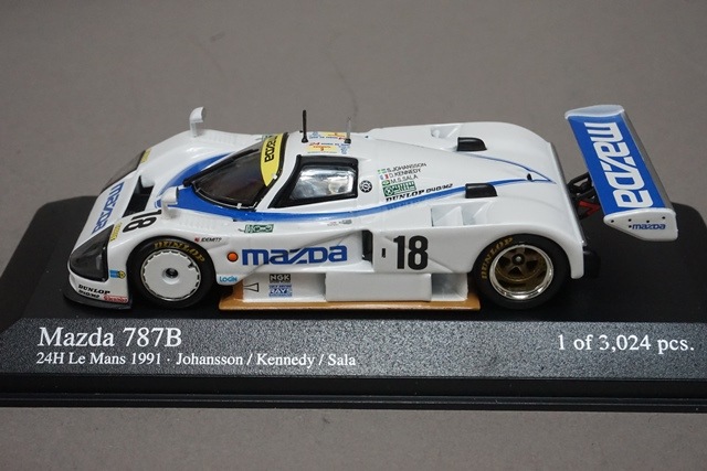1/43 ミニチャンプス 400911618 マツダ 787B 24H LM 1991 #18, Boost
