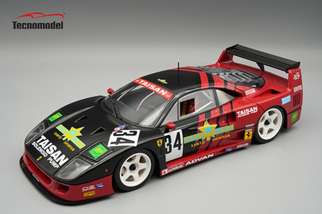 予約 TM18-405E テクノモデル 1/18 フェラーリ F40 LM JGTC 1995 Team