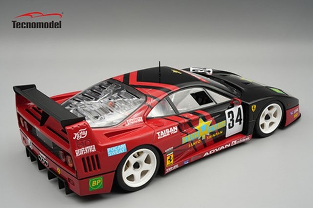 予約 TM18-405E テクノモデル 1/18 フェラーリ F40 LM JGTC 1995 Team
