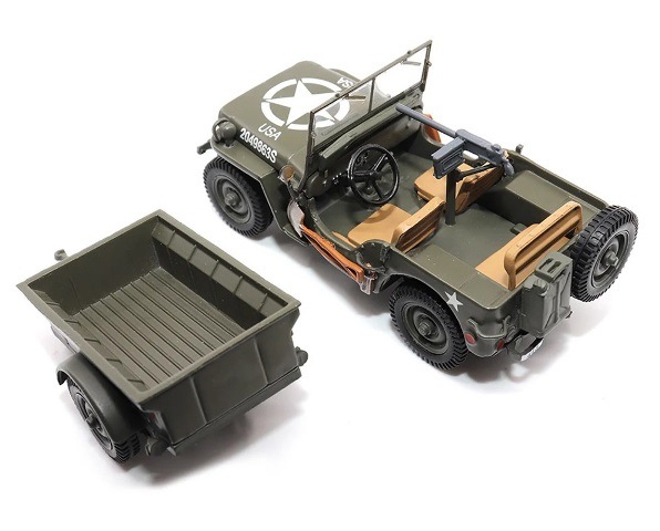 新品 MPC23200 Militaria 1/43 ウィリス ジープ 1/4トン アメリカ軍