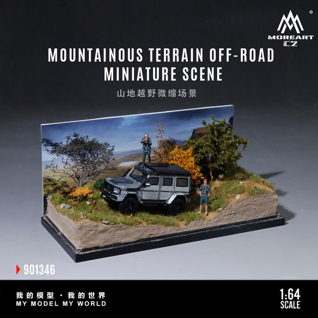 予約 MO901346 MoreArt 1/64 MOUNTAINOUS TERRAIN OFF-ROADMINIATURE